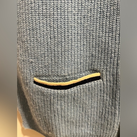 VINTAGE 1960’s Glen Isle Sportswear Blue Knit Vest - Picture 6 of 7